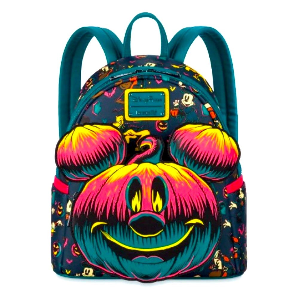 Loungefly Disney Mickey Mouse Halloween Glow in the dark mini backpack
